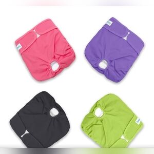 4 NEW Dog Diapers, Set Of 4 (Med)